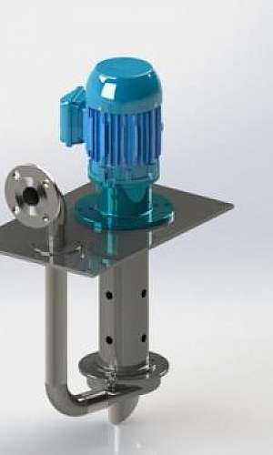 Bomba centrífuga vertical em inox Bomba centrífuga vertical em inox